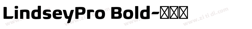 LindseyPro Bold字体转换